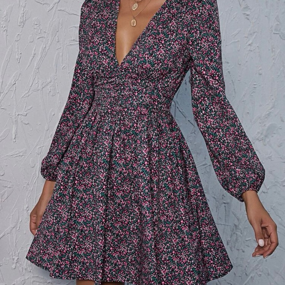 Colorful mini dress size L